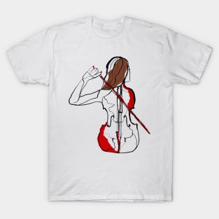 Single Line - Stringed T-Shirt